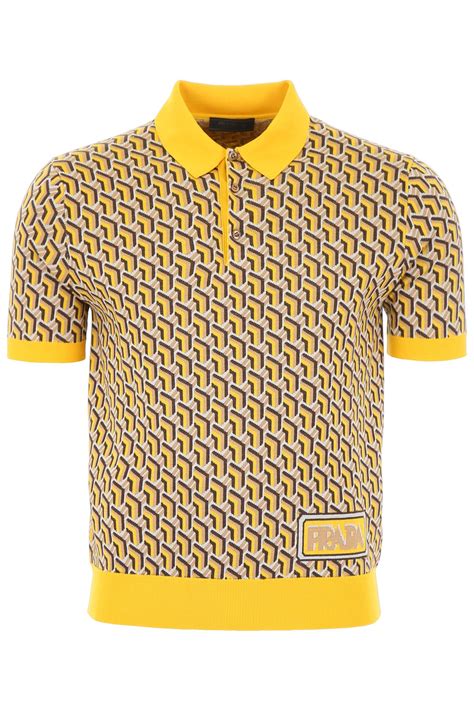 prada knitted polo|Prada Polo Shirts for Men .